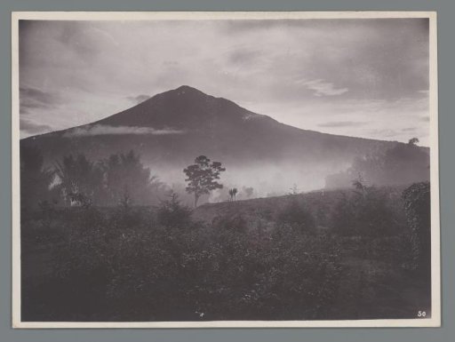 Mountain landscape in Indonesia