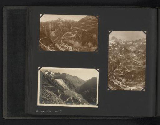Three Photographic Postcards of Gletsch and the Grimselstrasse