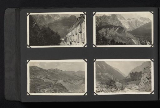 Four Photographs of the French Alps