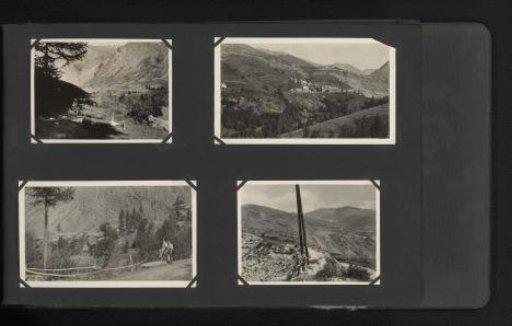 Four Photographs of the Van den Berg Family in the French Alps