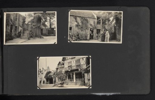 Three photographs of the studio and house of Jean-François Millet in Barbizon