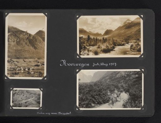 Four Photographs, Including Two Postcards, of Olden and Surroundings