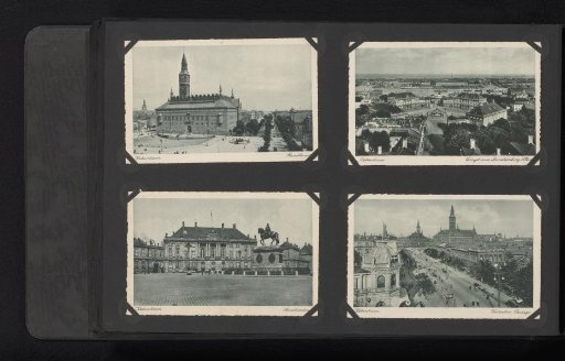 Five Photomechanical Postcards of Copenhagen