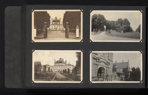Two Photographs and Two Photomechanical Postcards of Fredensborg