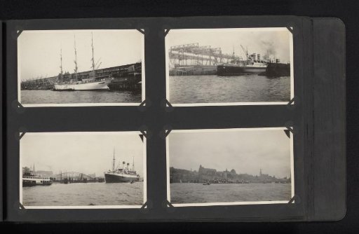 Four Photographs of the Port of Hamburg