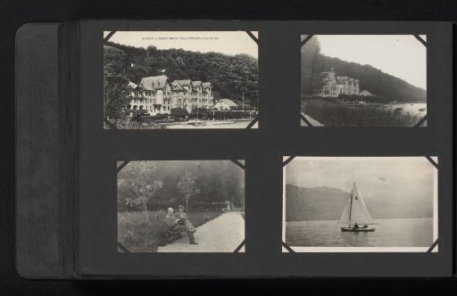 Three photographs and a photomechanical postcard of Annecy