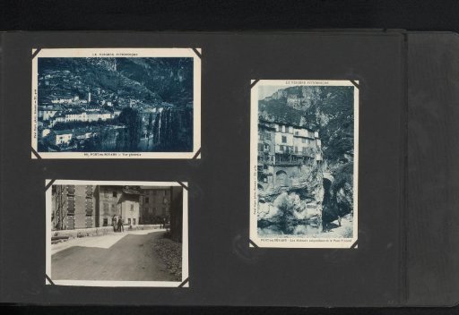 Two Photomechanical Postcards and a Photograph of Pont-en-Royans