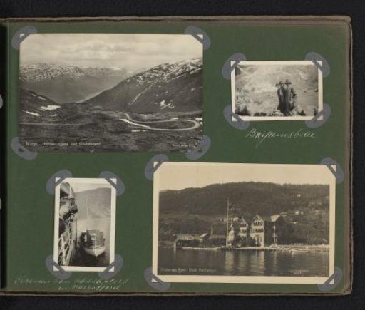 Four Photographs of Norway, Two of Which Are Postcards