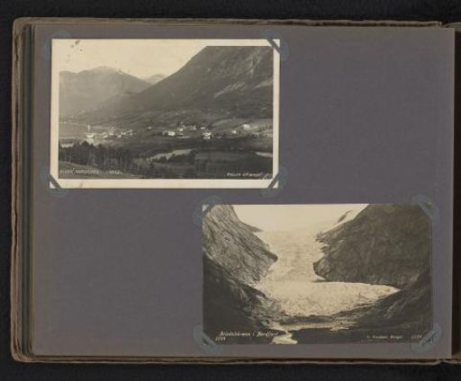 Two postcards of Norway