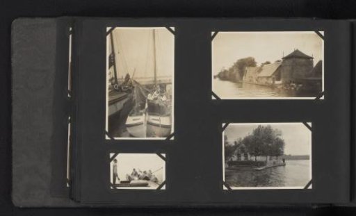 Four Photographs of a Boat Trip with the Sailboat De Snits