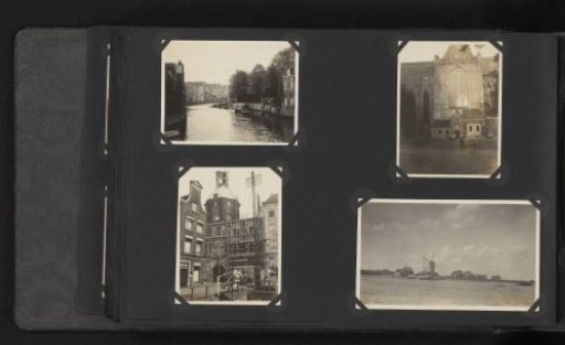 Four photographs of cities in the Netherlands