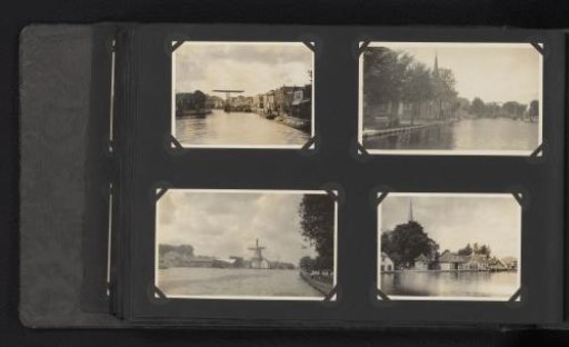 Four photographs of rivers in South Holland