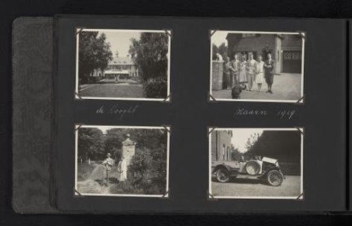 Four photographs of the country house De Hooght, Maarn