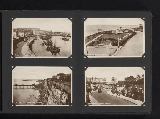 Four photographic postcards of Ramsgate