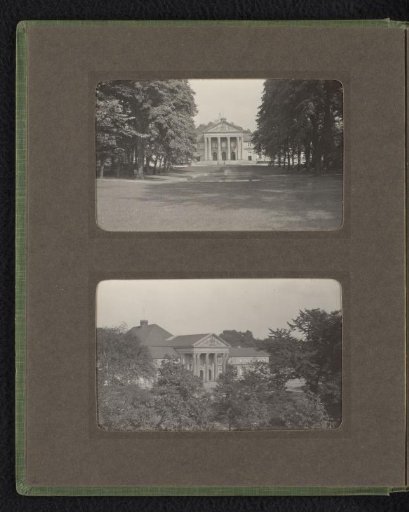 Two Photographs of a Building in Aachen