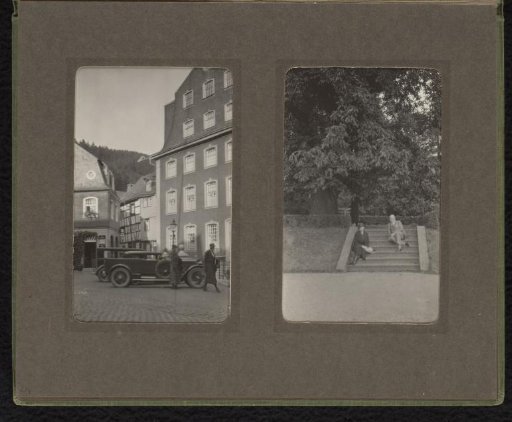 Two Photographs of the Van den Berg Family in Monschau