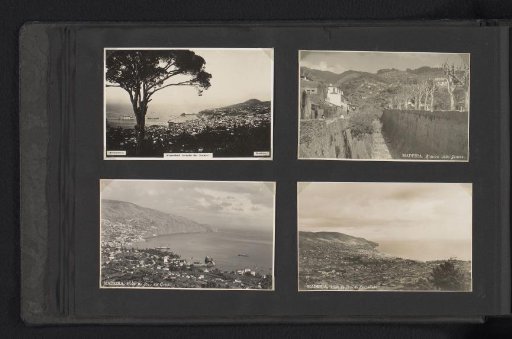 Four photographic postcards of Madeira
