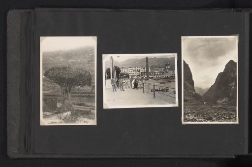 Three photographs, two of which are postcards, of Madeira