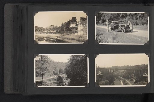 Four Photographs of a Motor Ride through Belgium and Luxembourg