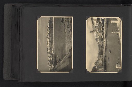 Two photographs of the English south coast