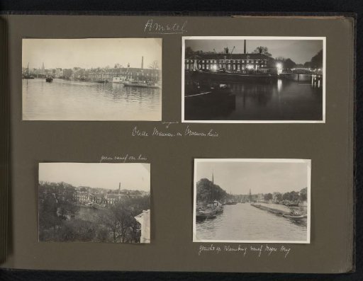 Four Photos of the Amstel, Amsterdam