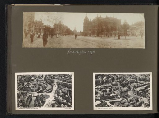 Three photographs of the Leidseplein, Amsterdam