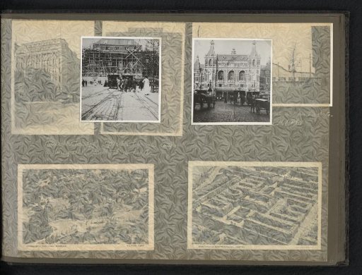 Two Photographic Reproductions of Photos of the Theatre on the Leidseplein, Amsterdam