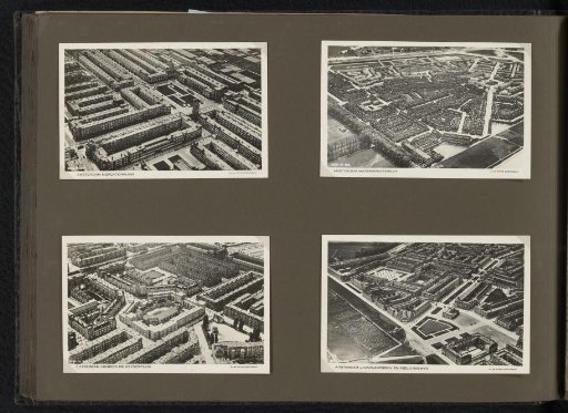 Four Aerial Photographs of Districts in Amsterdam