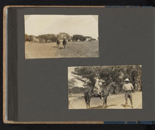 Men and Children on Horseback in South Africa