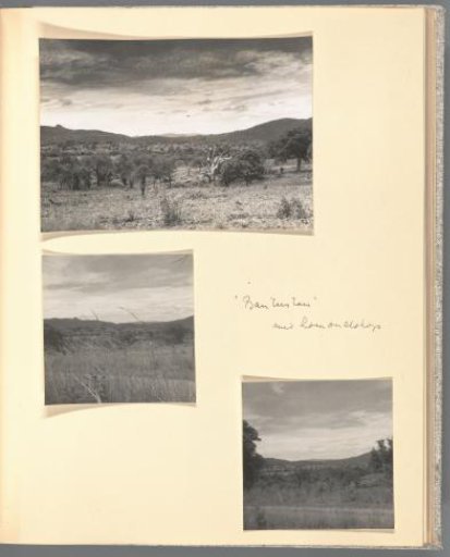 Three views of steppe landscapes in South Africa