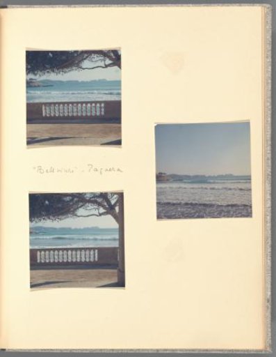 Three views of the coast of Peguera, Mallorca