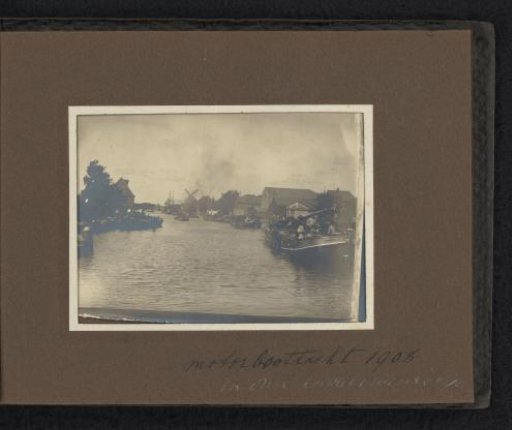 View of a Canal with Boats