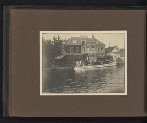 View of Hotel Sint Joris from the Old Rhine near Alphen aan den Rijn