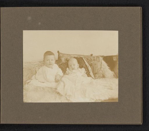 Carel van den Berg with his newborn brother Frank van den Berg