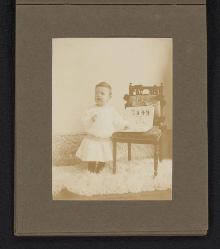 Carel van den Berg with an Album of Prints