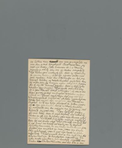 Sixth page of a diary of a journey through Norway