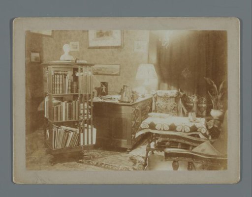 The room of Henk van de Berg at Turfmarkt 3 in Amsterdam