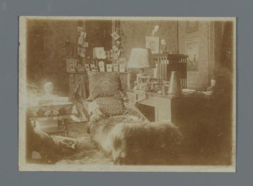 The room of Henk van de Berg at Turfmarkt 3 in Amsterdam