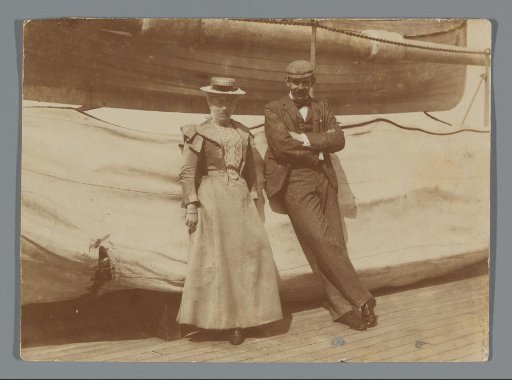 Portrait of Aunt Dien and Karel Frederik van den Berg