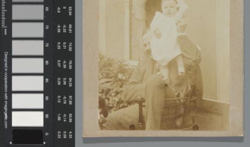Karel Frederik van den Berg Sitting with a Baby in His Arms