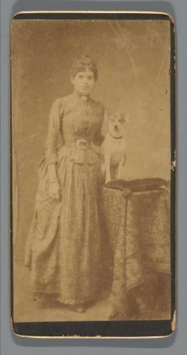 Studio portrait of Emilie van den Berg