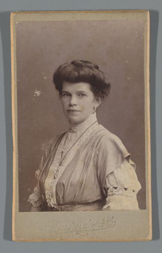 Studio portrait of Emilie van den Berg