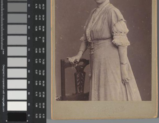 Studio portrait of Emilie van den Berg