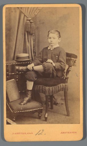 Studio portrait of Frans Alexander van den Berg