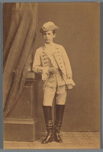 Studio portrait of Van den Berg