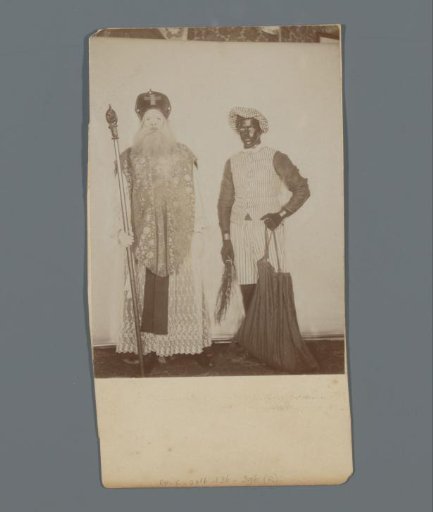 Sinterklaas and Zwarte Piet, Turfmarkt 3, Amsterdam