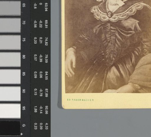 Painting with a portrait of Johanna Helena Van Kerckhoff-Driebeek