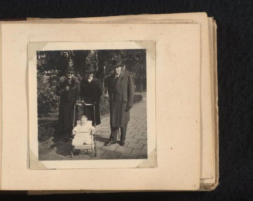 Caroline Louise and Hendrik Herman van den Berg with daughter-in-law Maria Louise van den Berg-Halbertsa and grandson Norbert