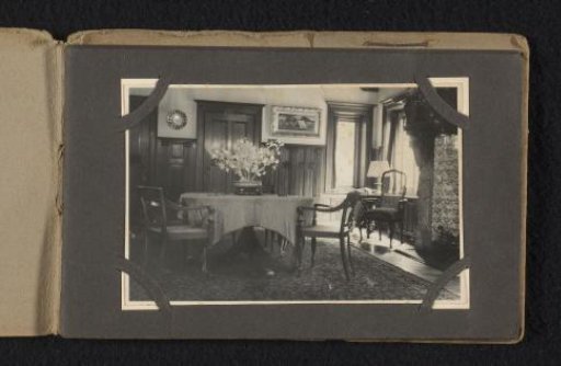 Table with Chairs in the Interior of the Country House De Wilde Zwanen at Laren