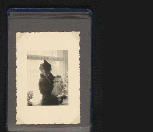 Caroline Louise van den Berg with newborn grandson Norbert in her arms